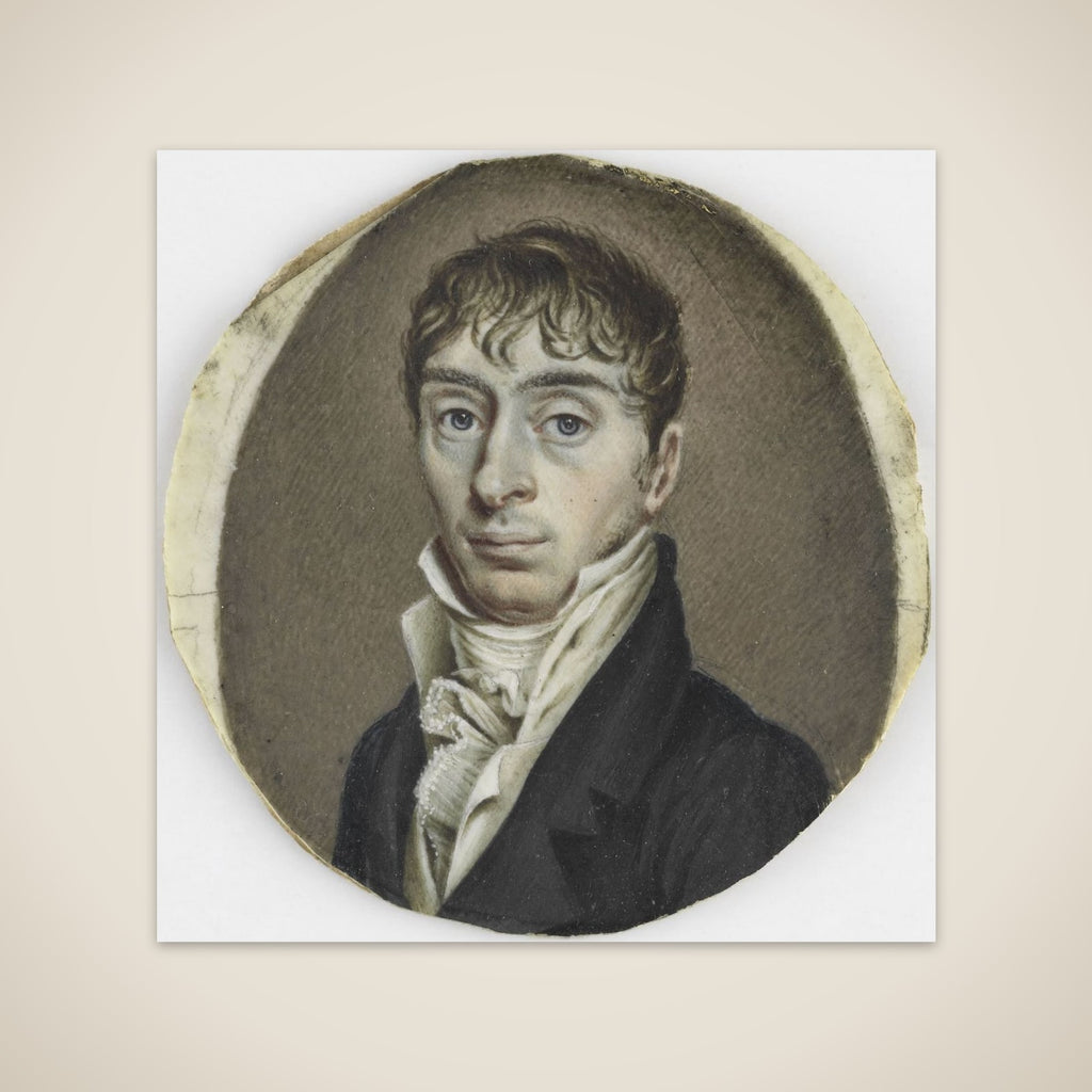 Portrait of an unknown man unframed print