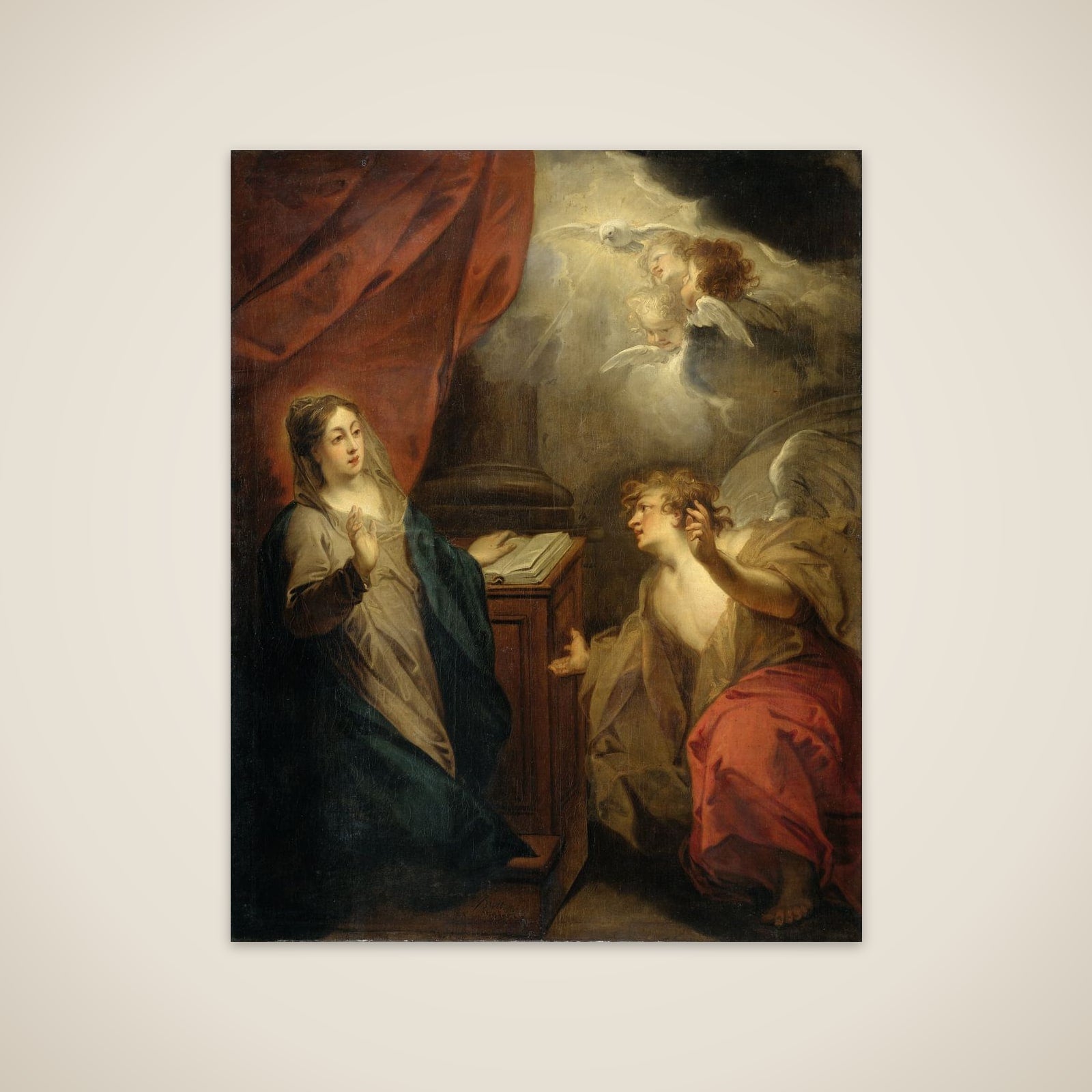 Annunciation to the Virgin unframed print