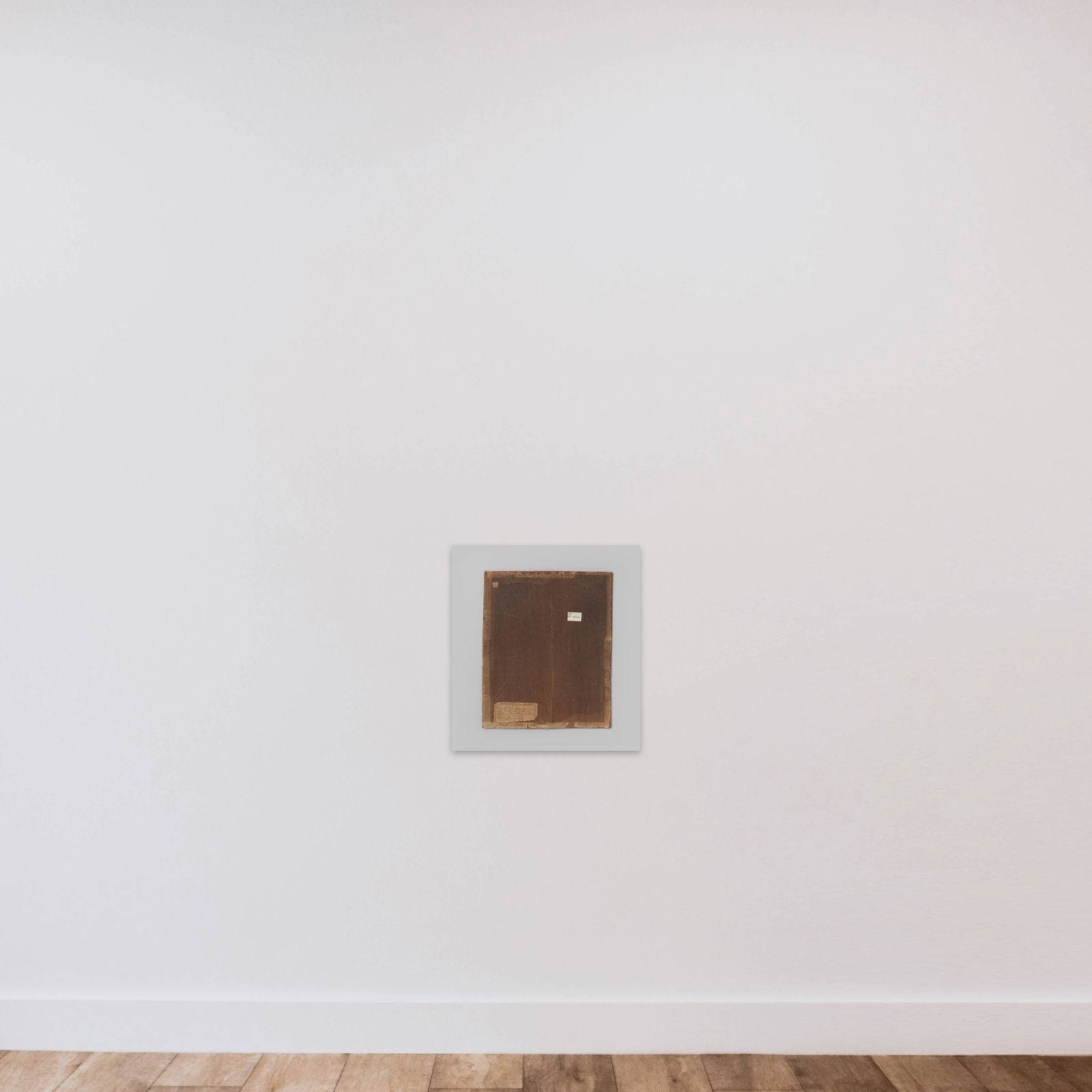 Achterkant van het schilderij with het portret van Rutger Jan Schimmelpenninck (1761-1825) unframed — shown to scale