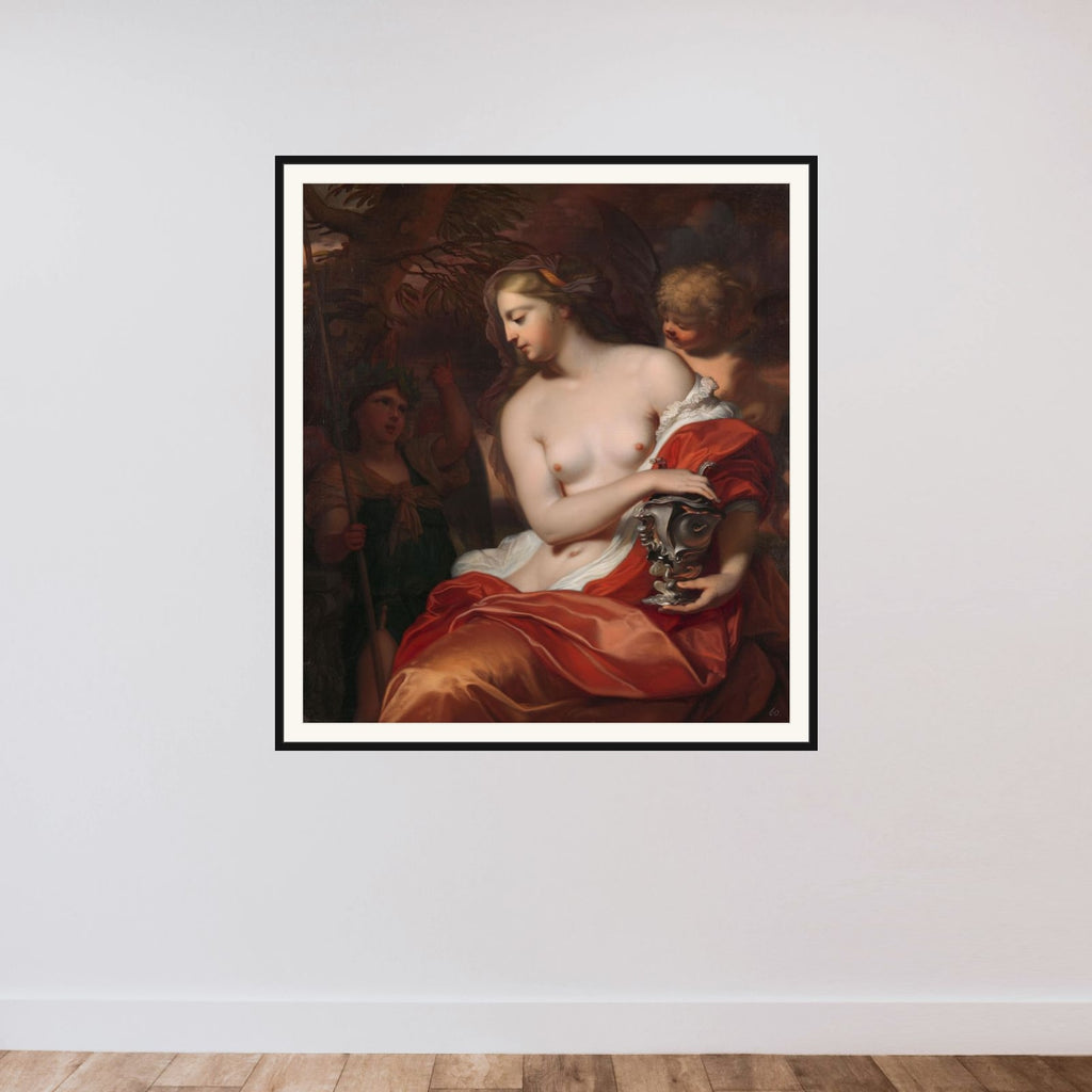 Pandora framed — shown to scale