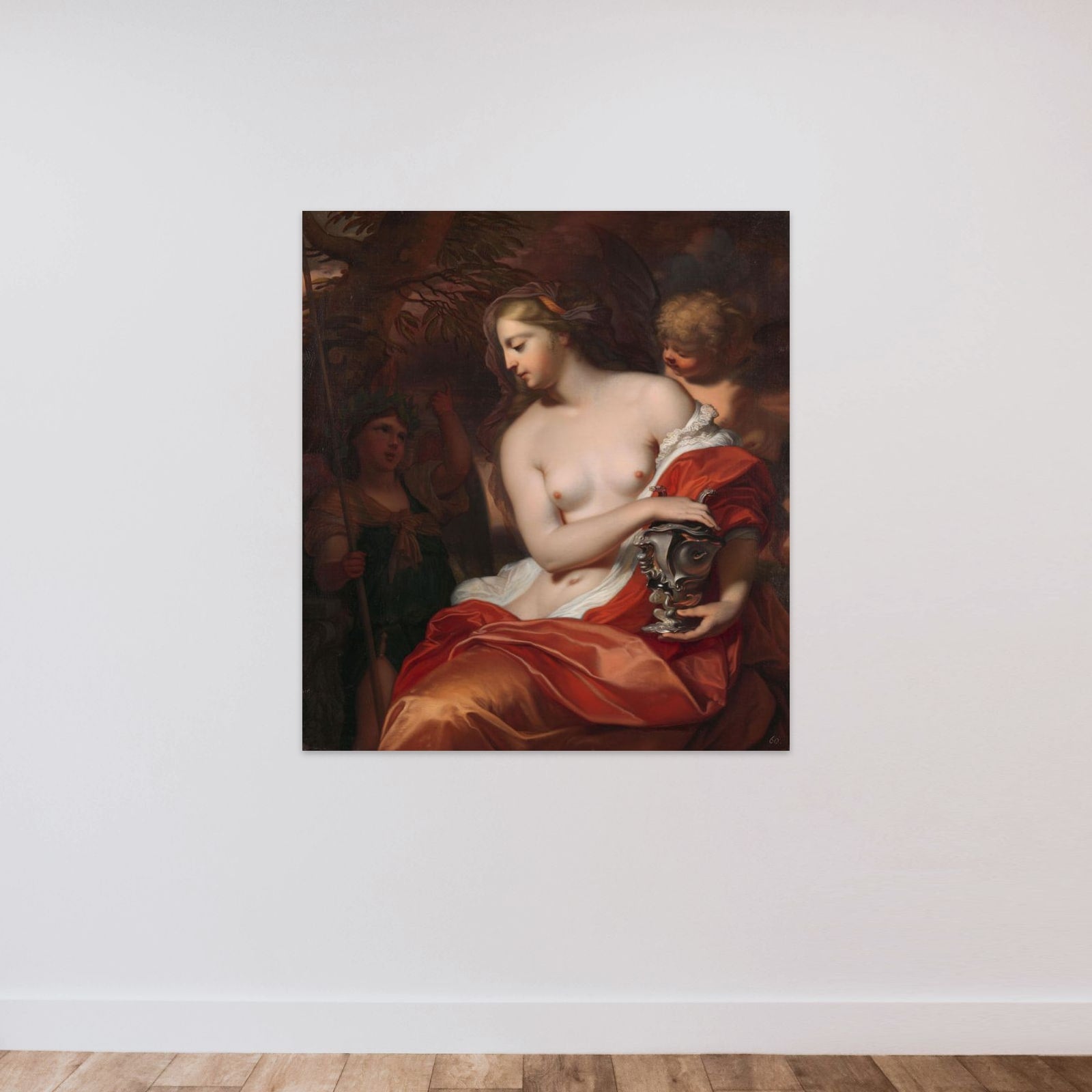 Pandora unframed — shown to scale
