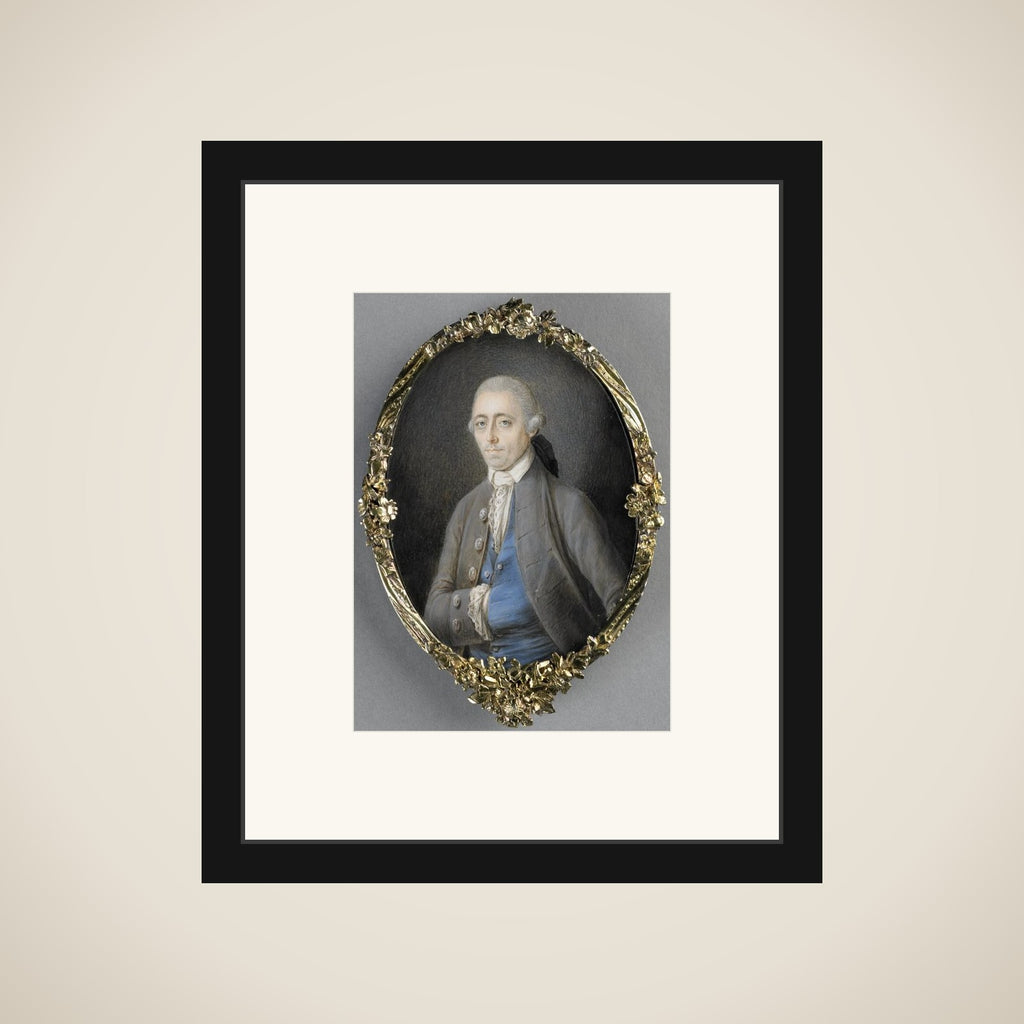 Portrait of Johannes Wesenhagen (1743-1803) framed