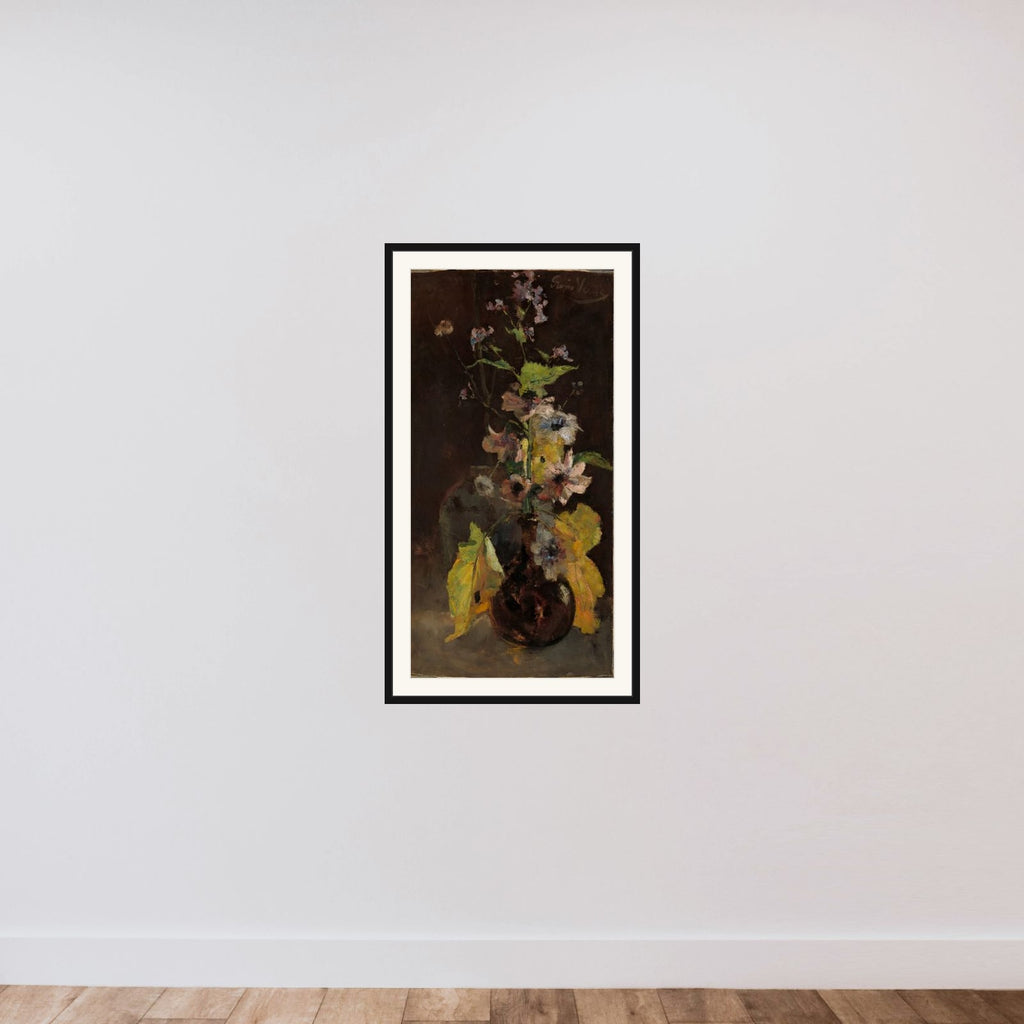 Anemones framed — shown to scale
