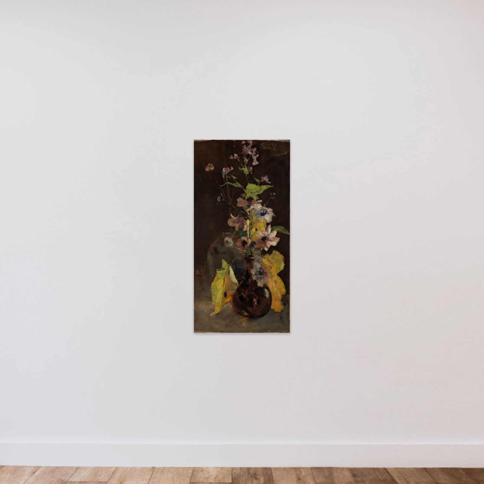 Anemones unframed — shown to scale