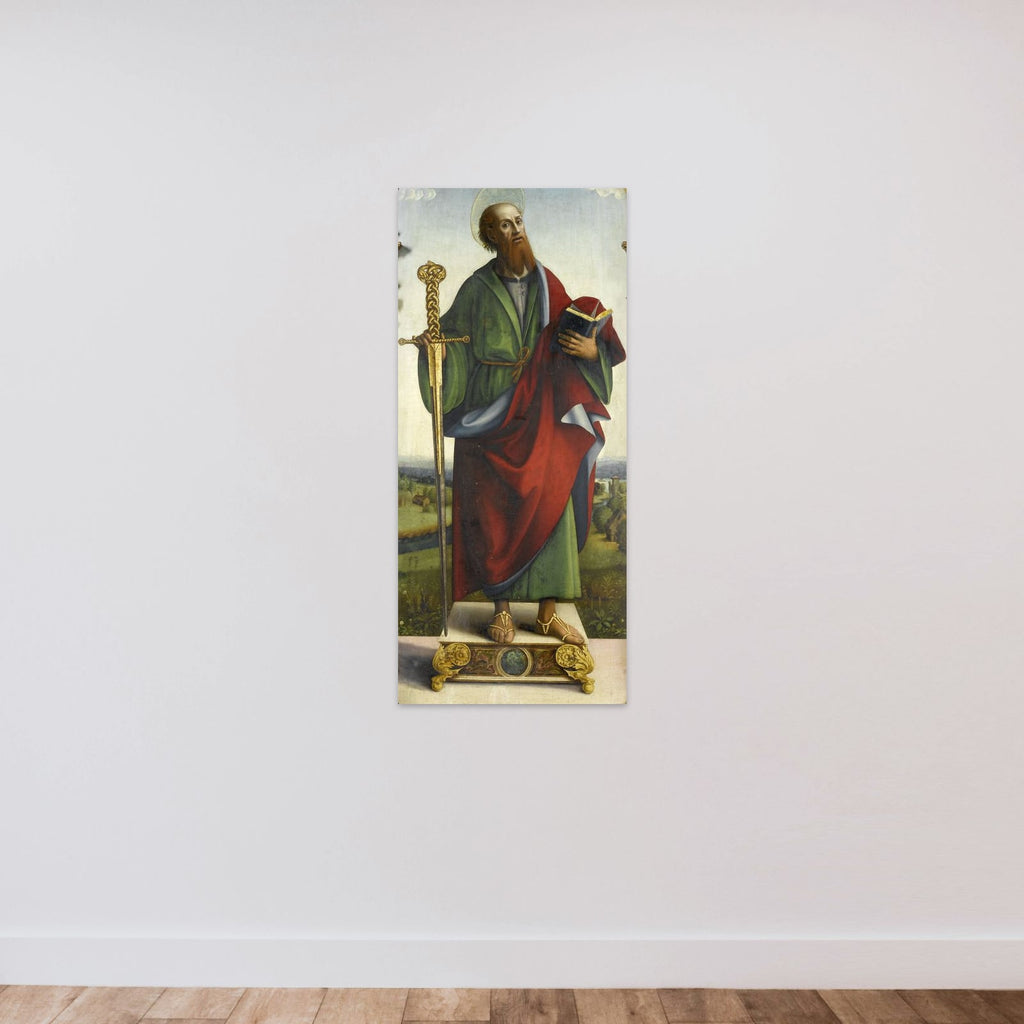 Saint Paul unframed — shown to scale