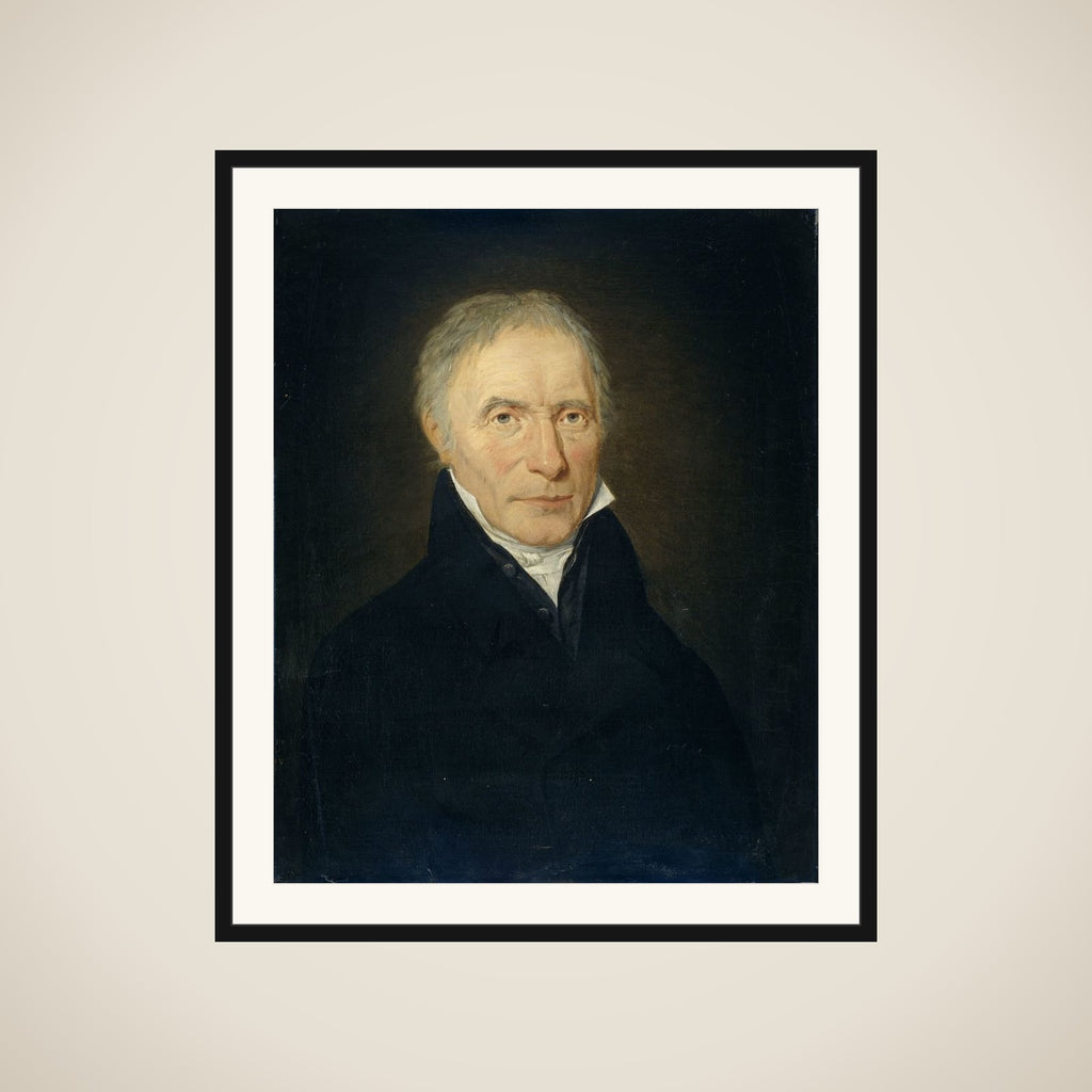 Portrait of Heinrich Gottfried Theodor Crone, Founder of the H.G.Th. Crone Company in Amsterdam framed