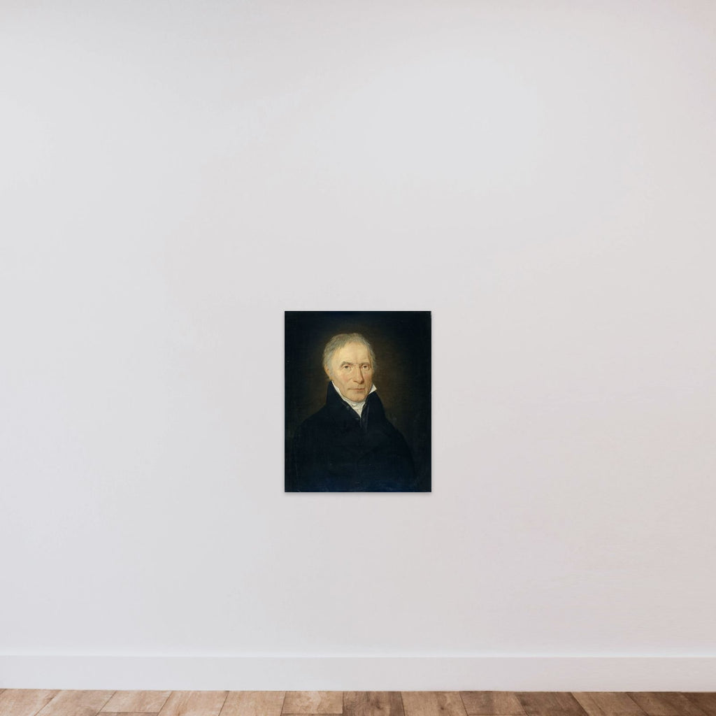 Portrait of Heinrich Gottfried Theodor Crone, Founder of the H.G.Th. Crone Company in Amsterdam unframed — shown to scale