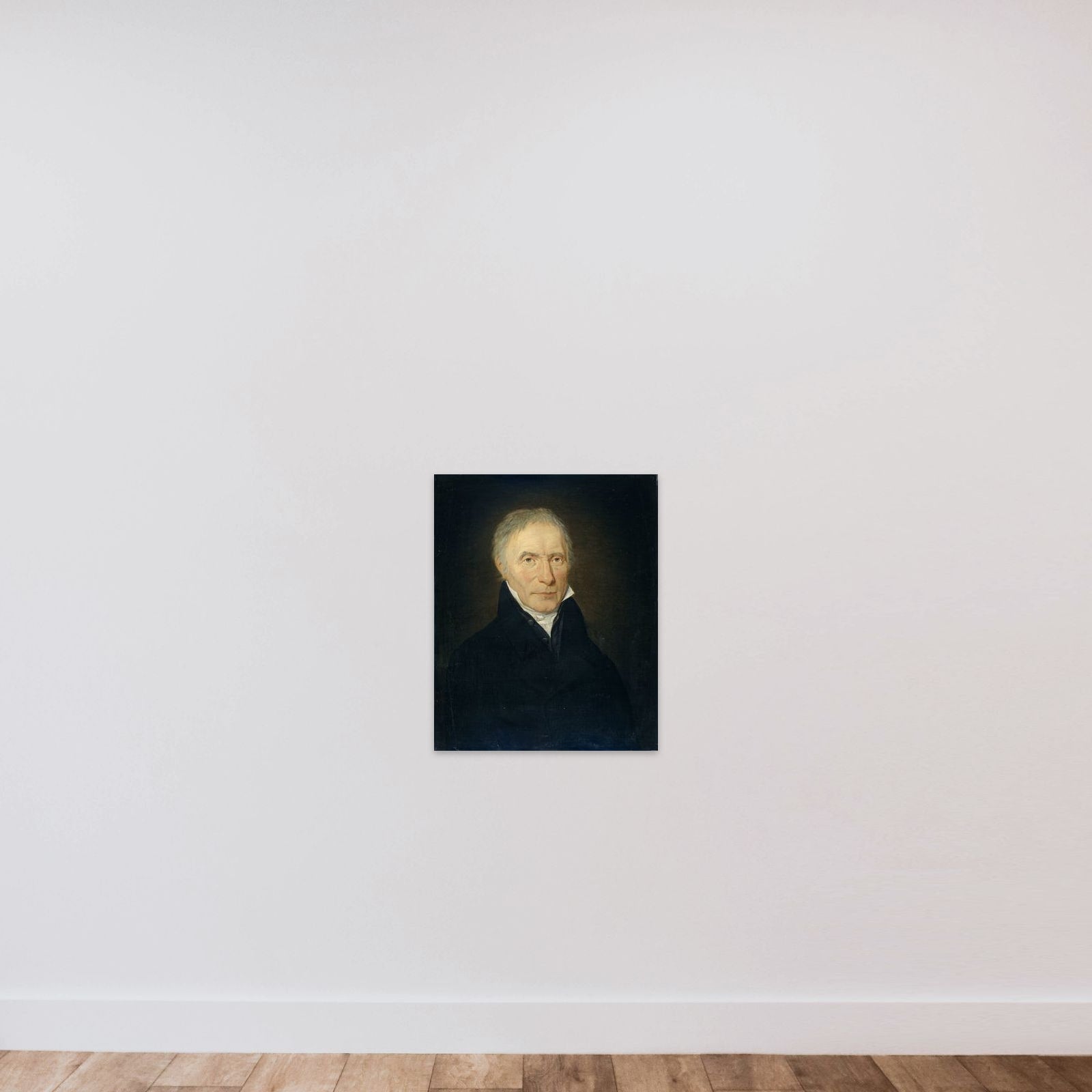 Portrait of Heinrich Gottfried Theodor Crone, Founder of the H.G.Th. Crone Company in Amsterdam unframed — shown to scale
