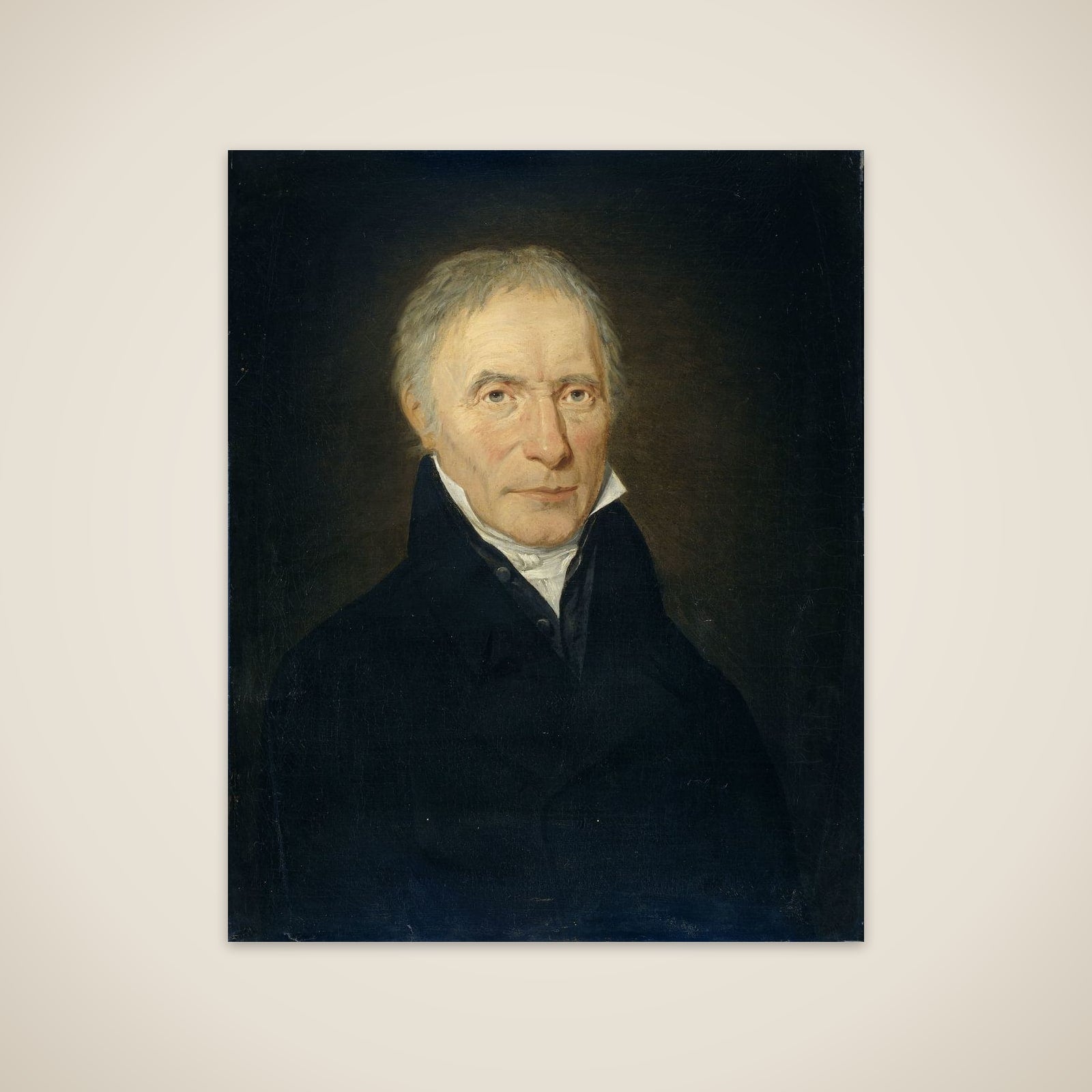 Portrait of Heinrich Gottfried Theodor Crone, Founder of the H.G.Th. Crone Company in Amsterdam unframed print