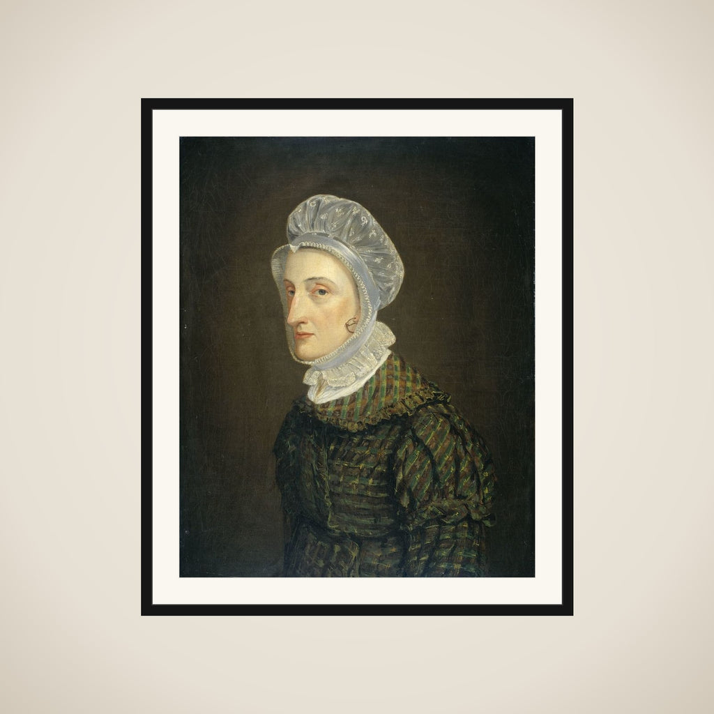 Portrait of Maria Petronella Mann, Wife of Heinrich Gottfried Theodor Crone framed