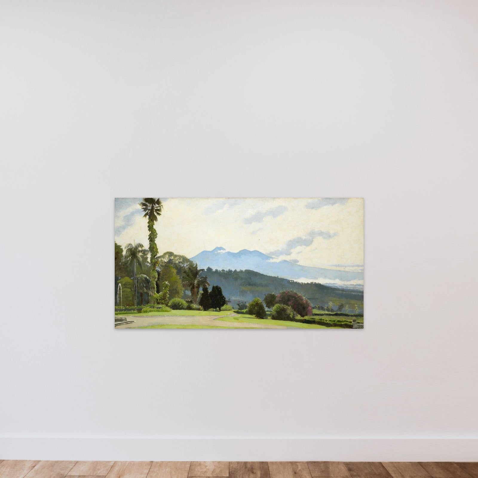 De theeonderneming Parakan-Salak unframed — shown to scale