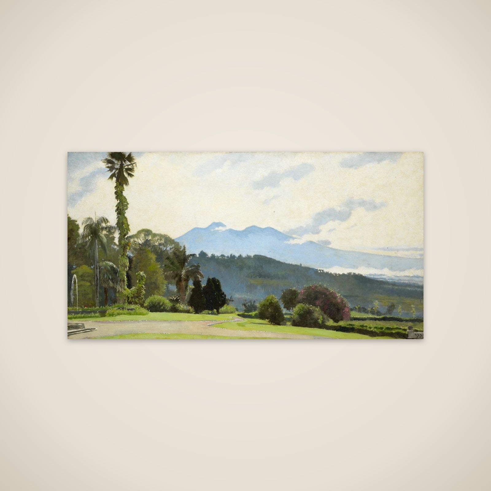 De theeonderneming Parakan-Salak unframed print
