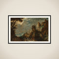 Landscape with Conversion of Saint Paul framed
