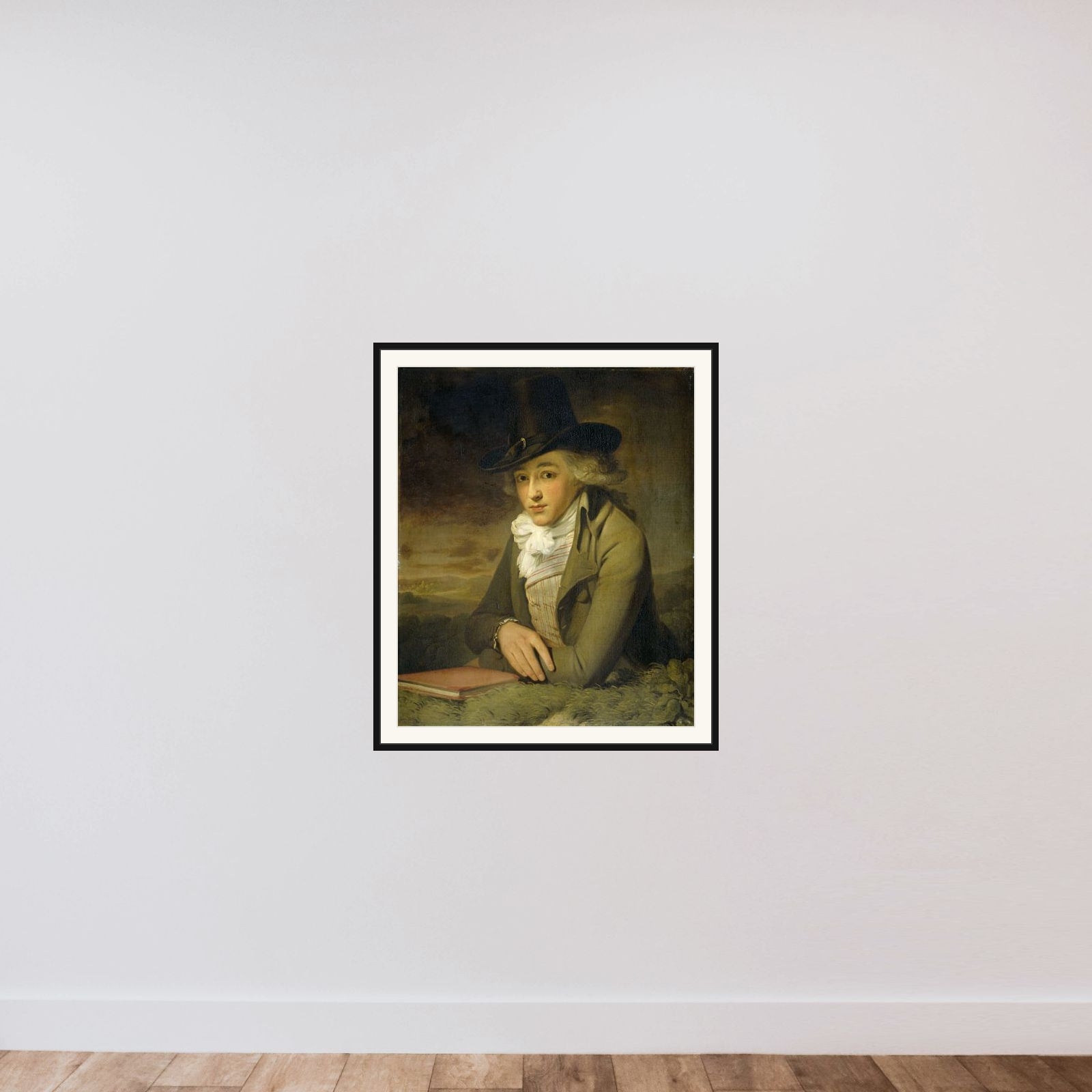 Portrait of Jacob Willemsz. de Vos framed — shown to scale