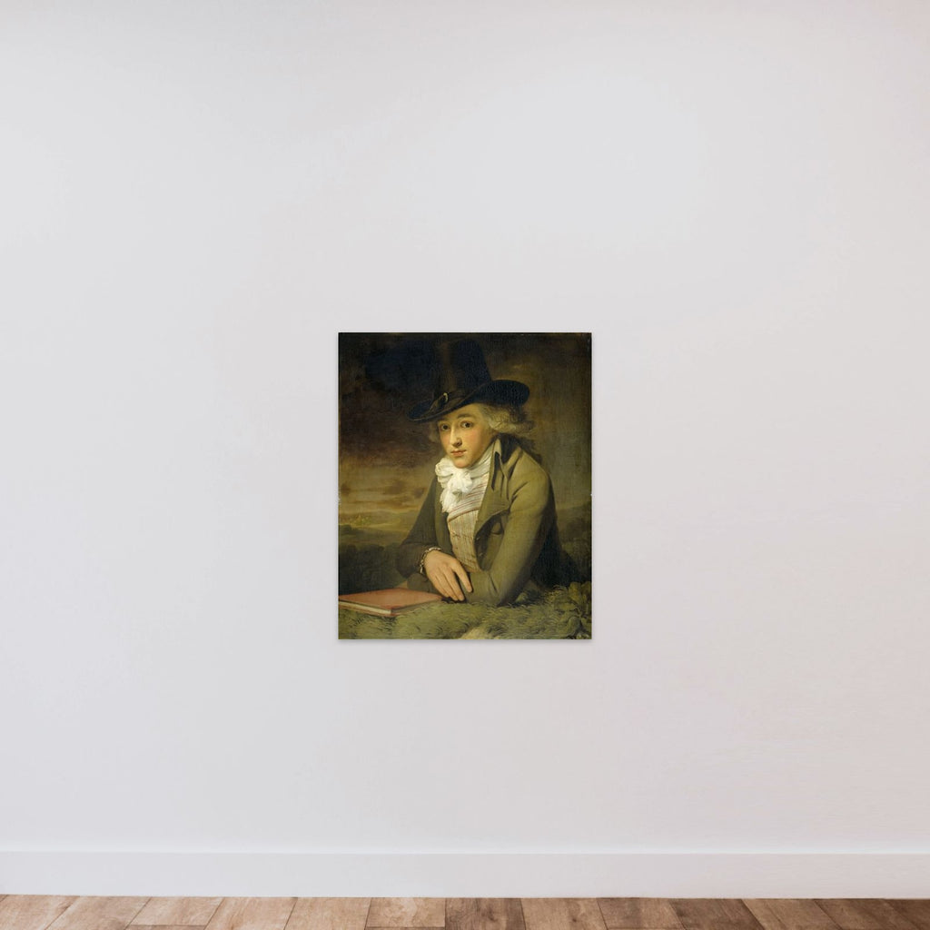 Portrait of Jacob Willemsz. de Vos unframed — shown to scale