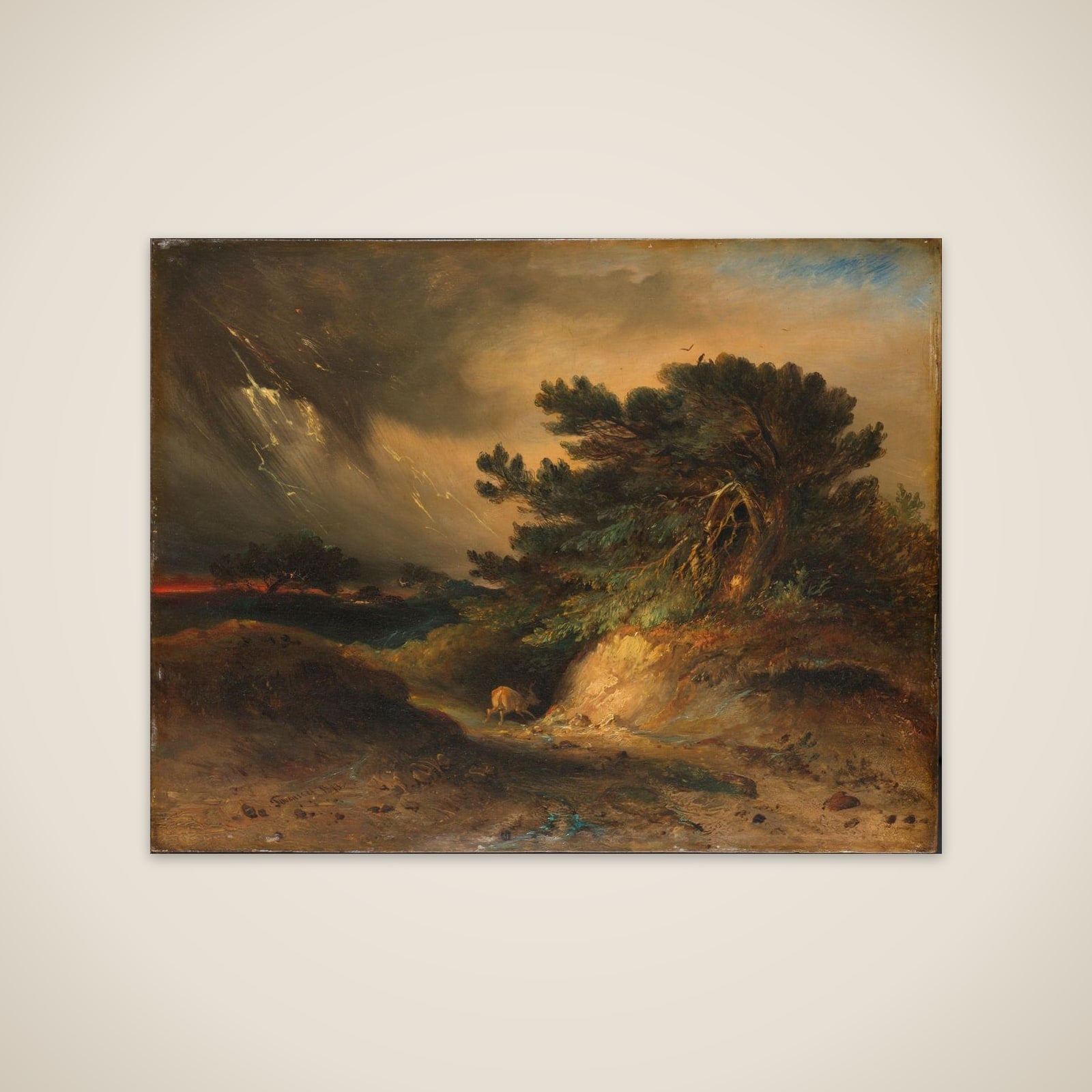 The Thunderstorm unframed print