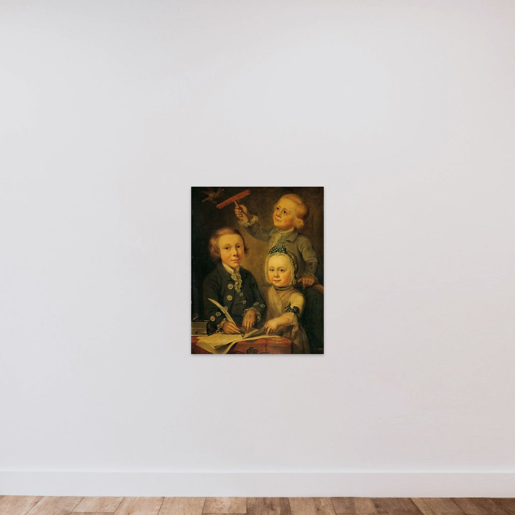 Portrait of the Children of Barend Goudriaan unframed — shown to scale