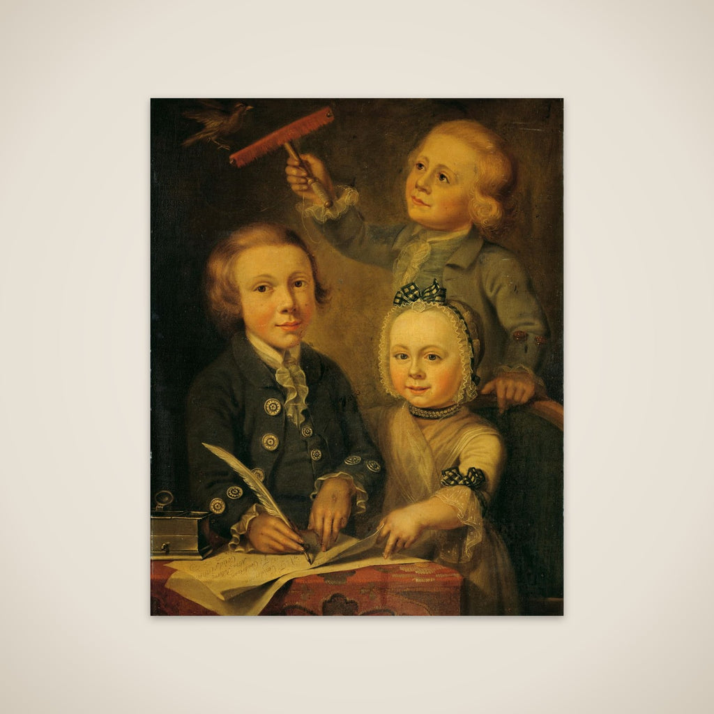 Portrait of the Children of Barend Goudriaan unframed print