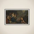 Odysseus and Nausicaa framed