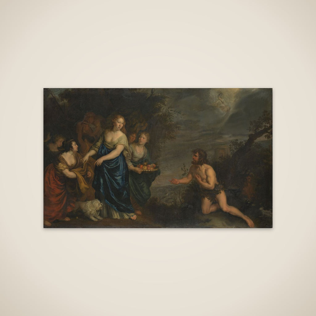 Odysseus and Nausicaa unframed print