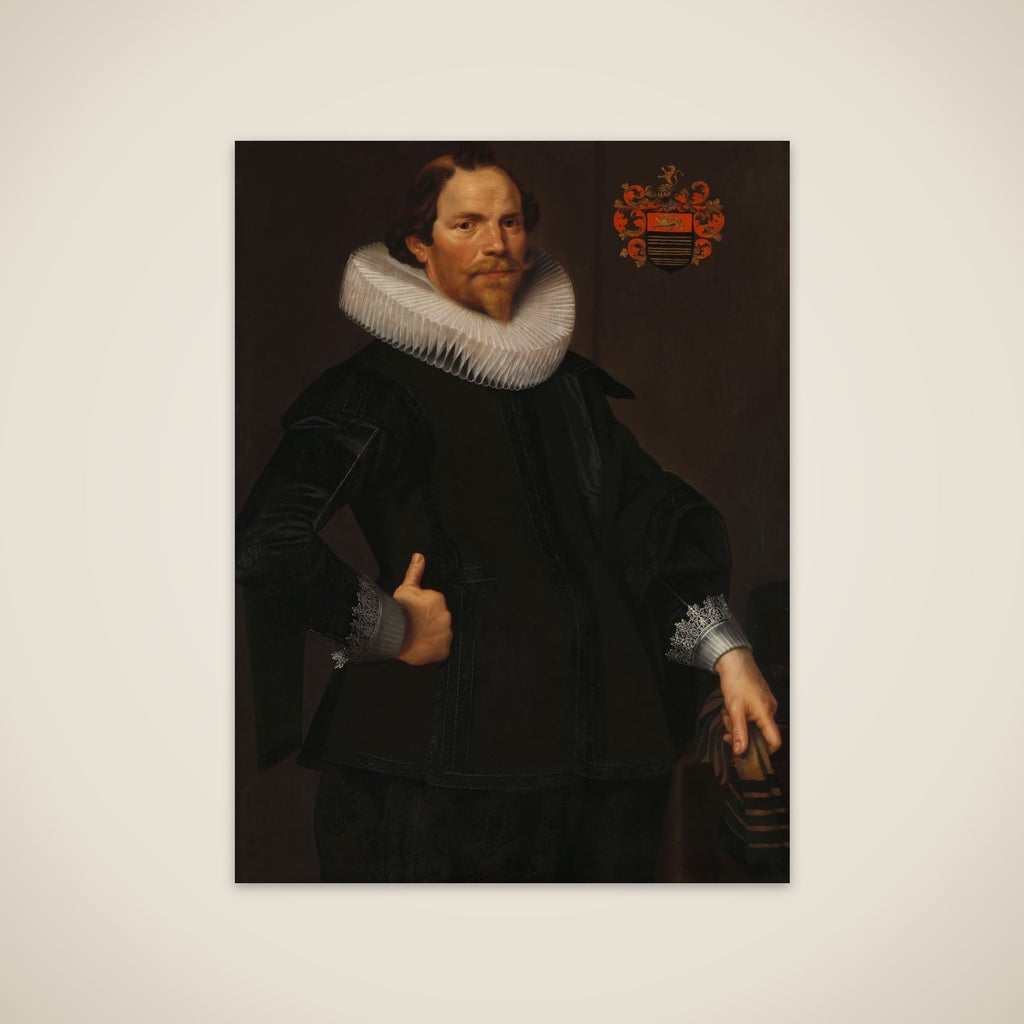 Portrait of Pieter van Son (c. 1590-1654) unframed print