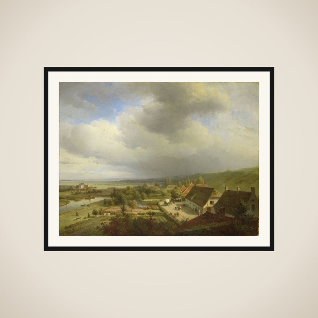 Hilly Landscape near Wageningen framed