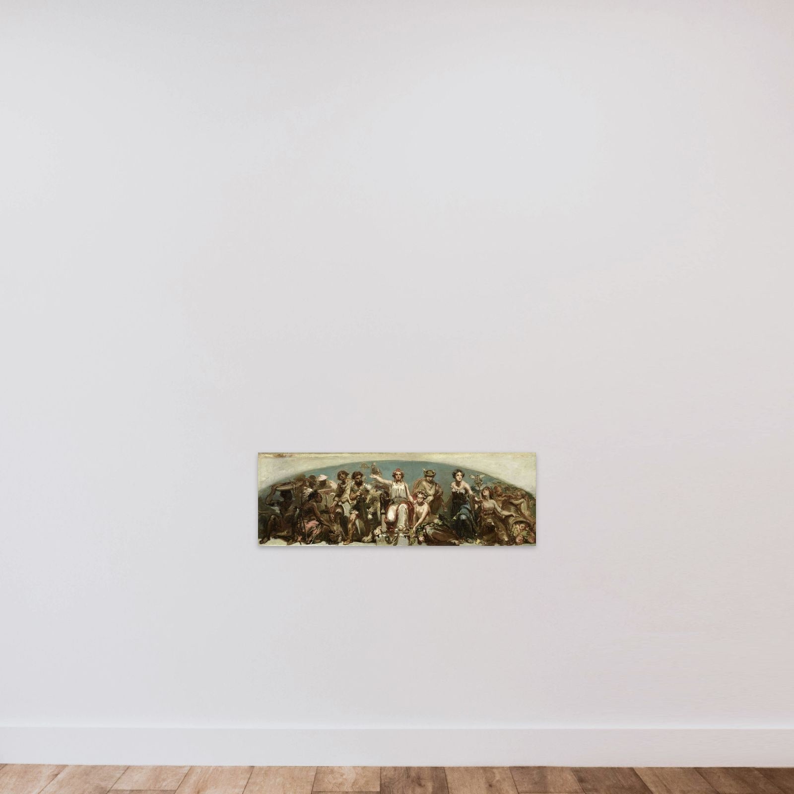 The Colonies Pay Tribute to the Dutch Maiden unframed — shown to scale