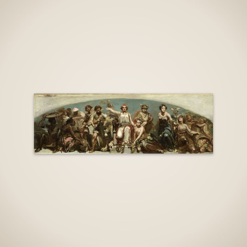 The Colonies Pay Tribute to the Dutch Maiden unframed print