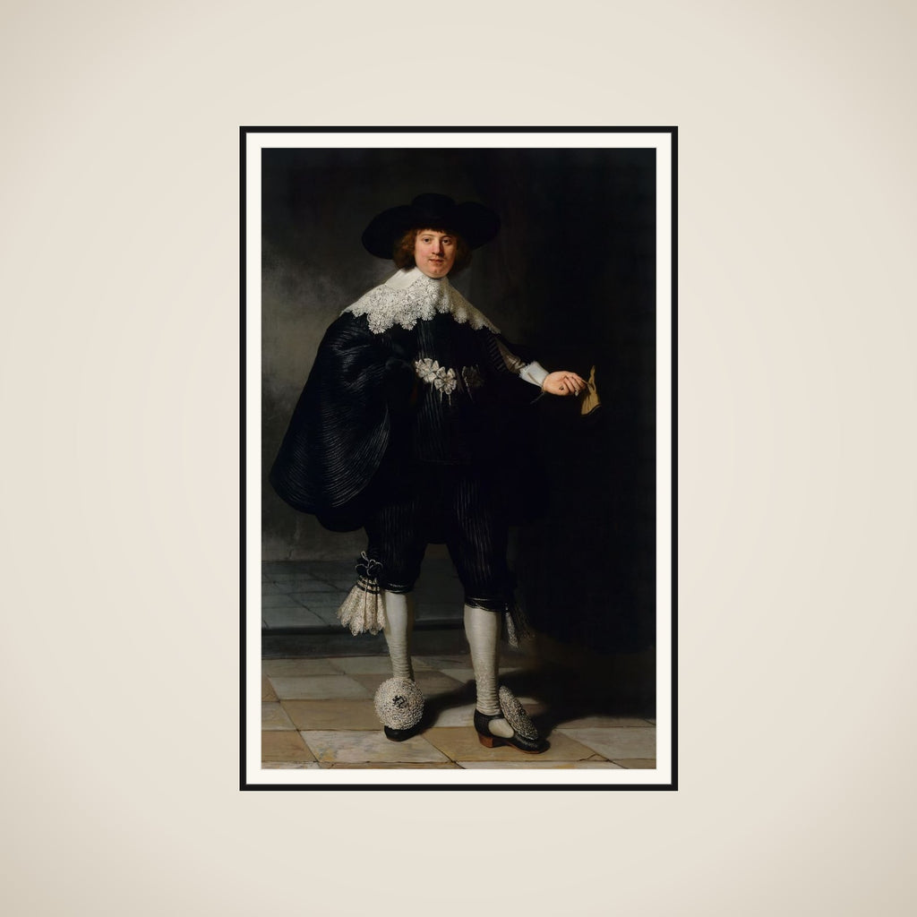 Portrait of Maerten Soolmans framed