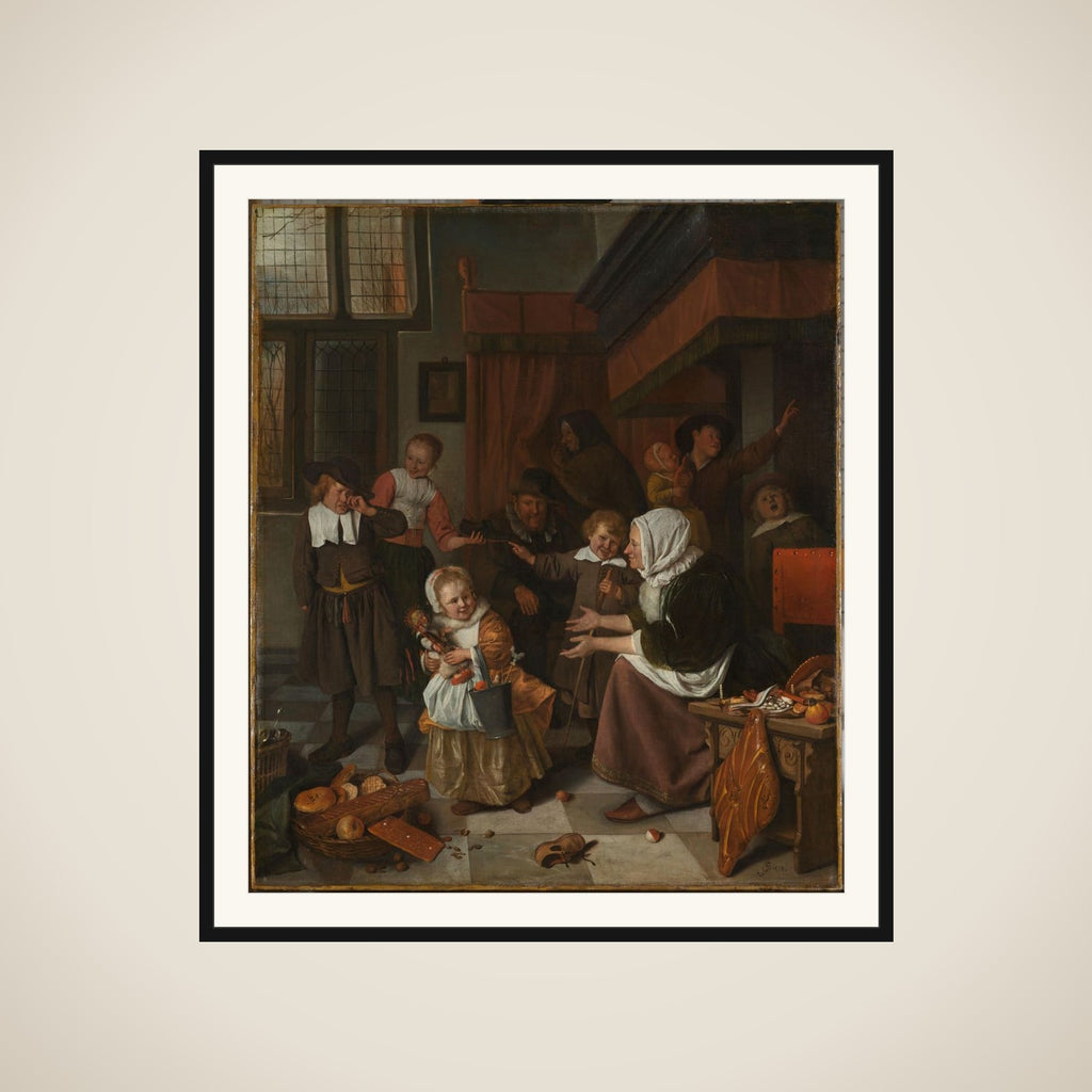 The feast of St. Nicholas framed