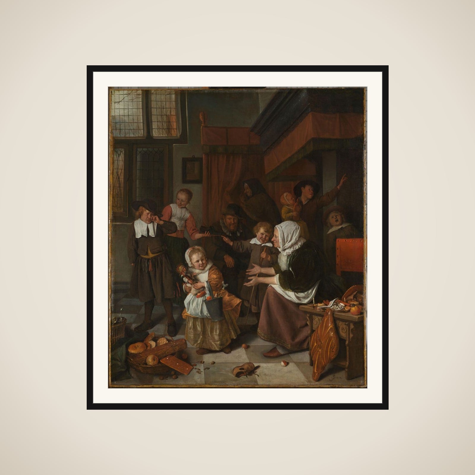 The feast of St. Nicholas framed