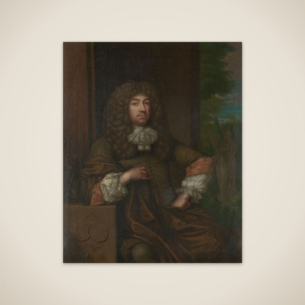Portrait of Jan Boudaen Courten (1635-1716), lord of St. Laurens, Schellach and Popkensburg, Judge and alderman of Middelburg unframed print