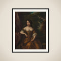 Portrait of Anna Maria Hoeufft 91646-1715), wife of Jan Boudaen Courten framed