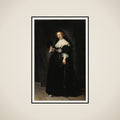 Portrait of Oopjen Coppit framed