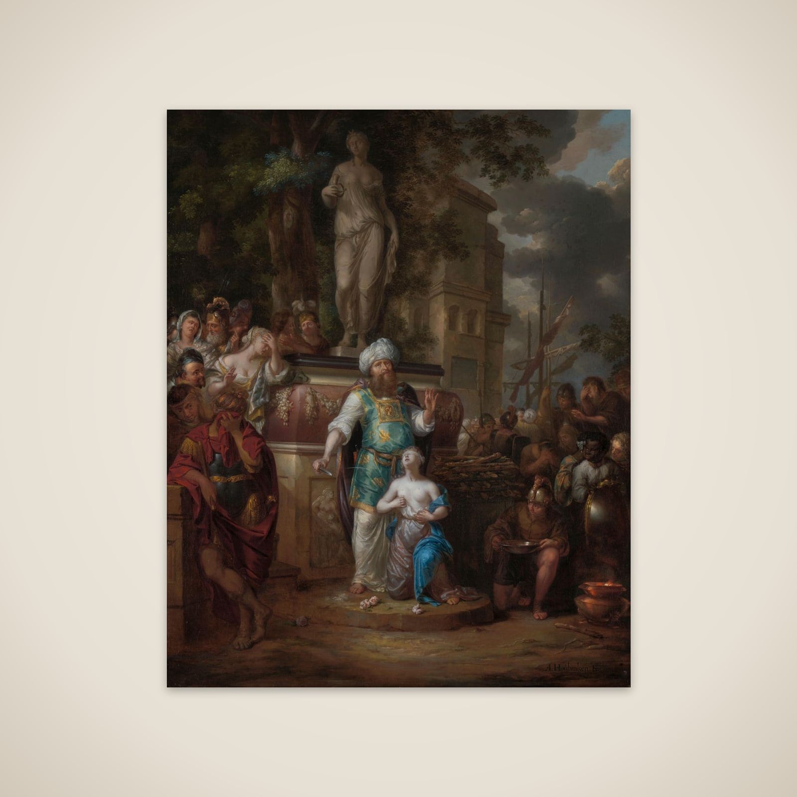 Sacrifice of Iphigenia unframed print