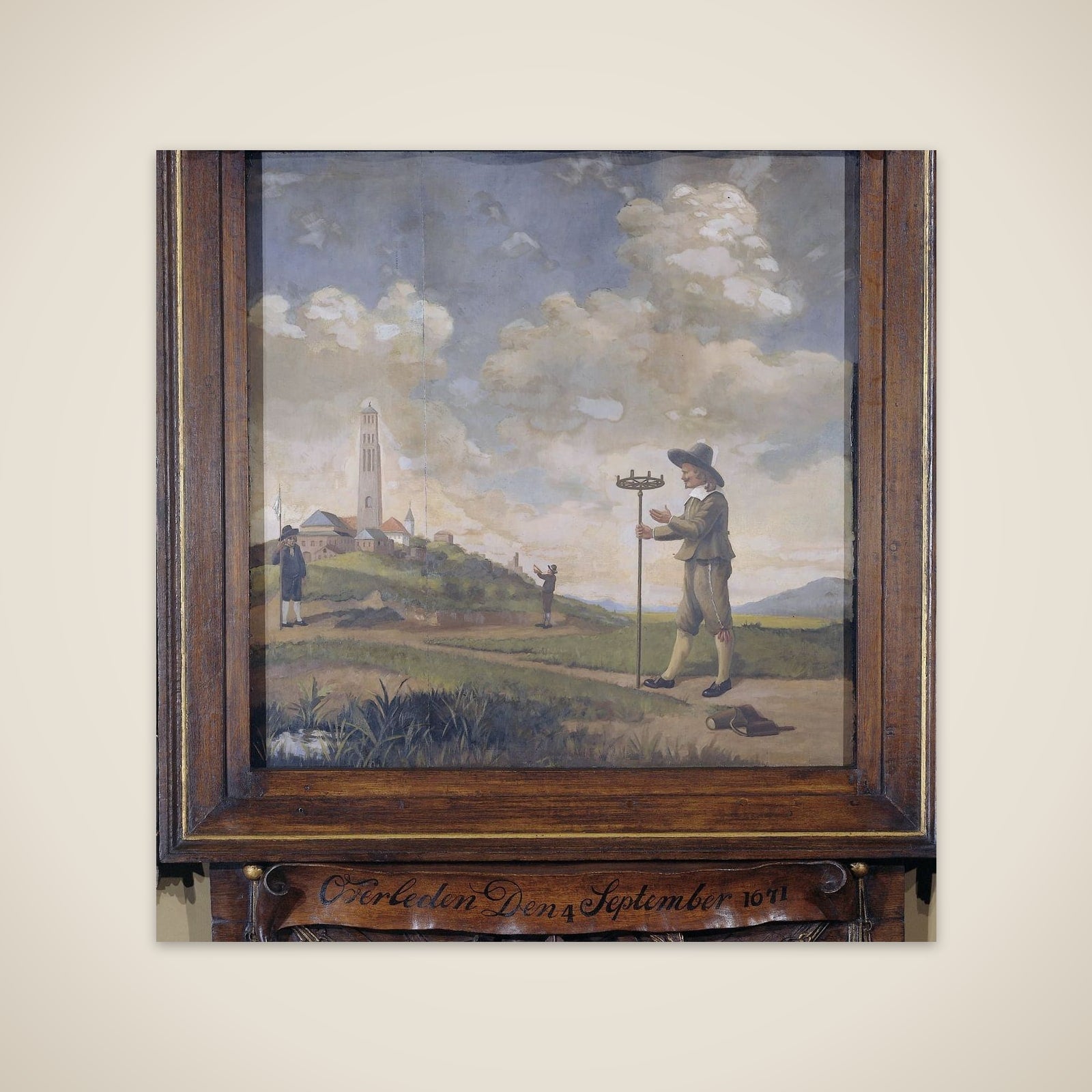 Portrait of a Surveyor (Andries van der Wal) unframed print