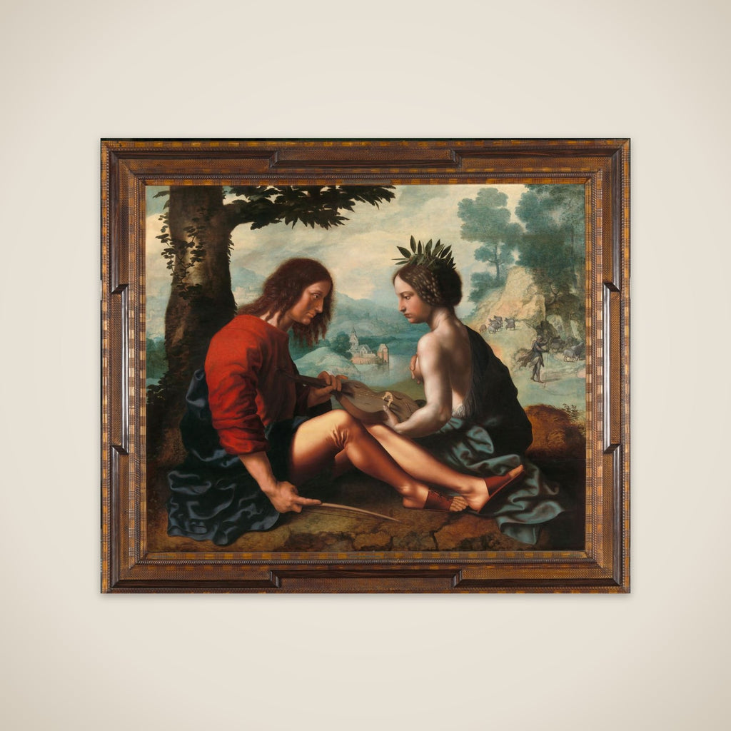 Allegory (Nature as the Nursemaid of Art) unframed print