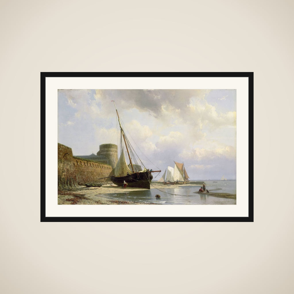 De bomvrije kazerne te Vlissingen framed