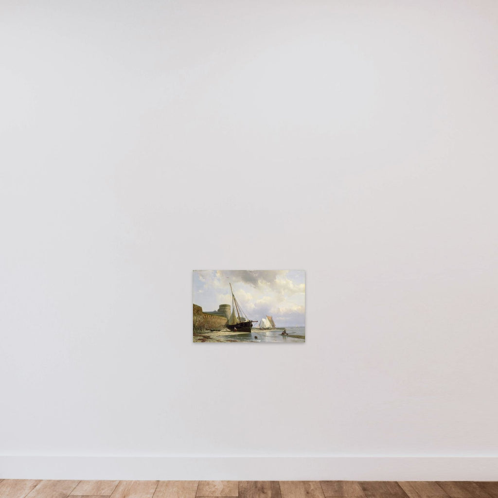 De bomvrije kazerne te Vlissingen unframed — shown to scale