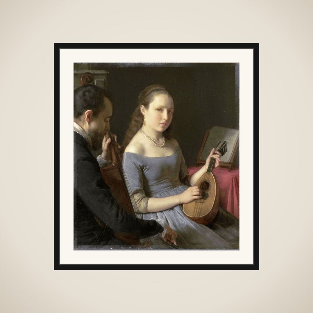 The Duet framed