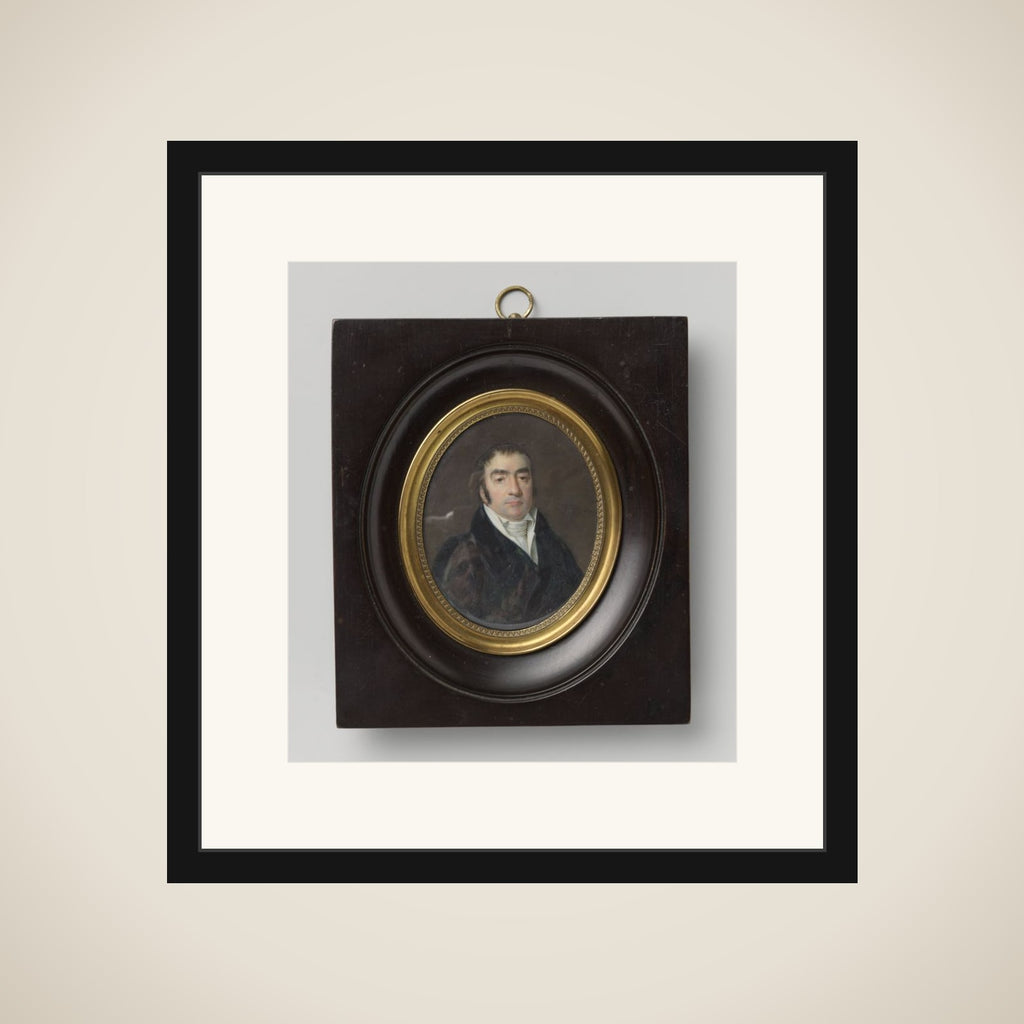 Portrait of Herman Willem Daendels framed