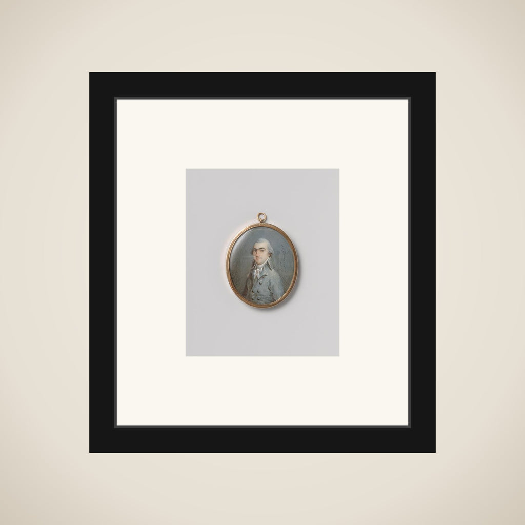 Portrait of Herman Willem Daendels framed