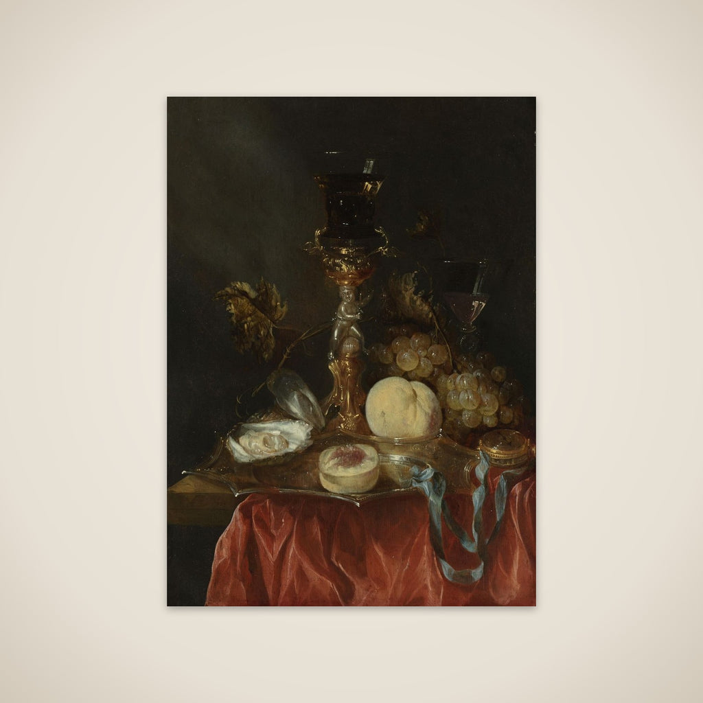 Still Life with Silver-Gilt Glass Holder unframed print