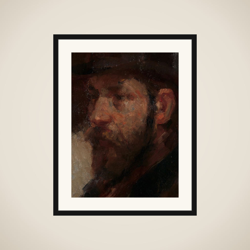 Portrait of the Art Dealer E.J. van Wisselingh (1848-1912) framed