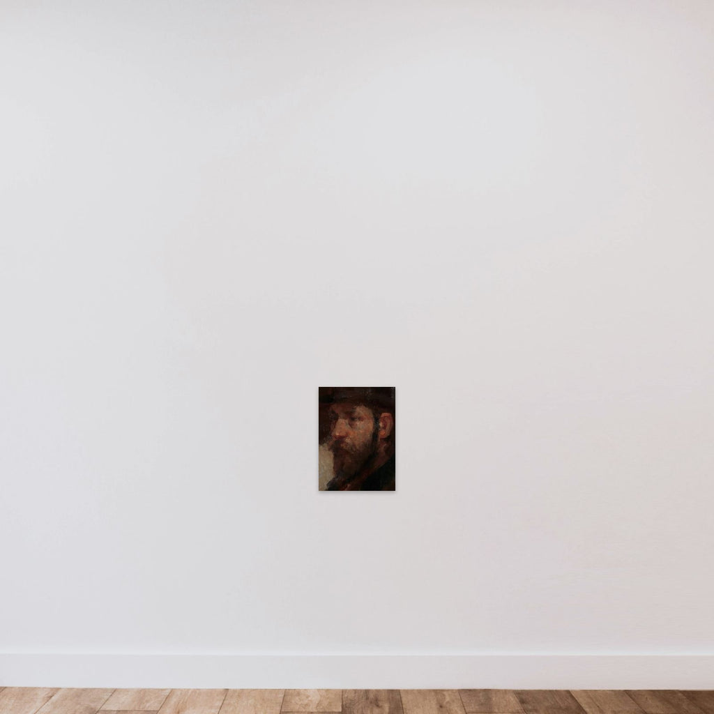 Portrait of the Art Dealer E.J. van Wisselingh (1848-1912) unframed — shown to scale