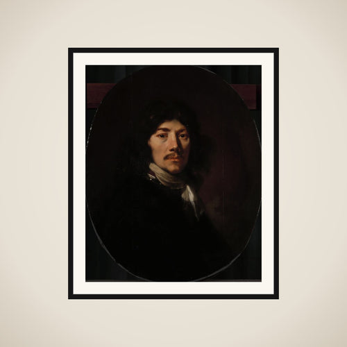 Bust of a Man with a Gorget, possibly a Self-Portrait framed