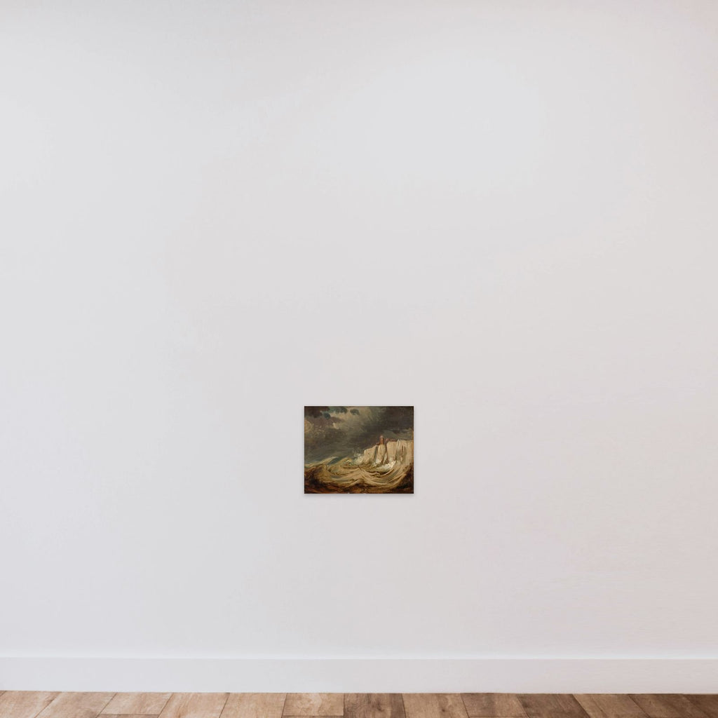 Storms on the Coast unframed — shown to scale