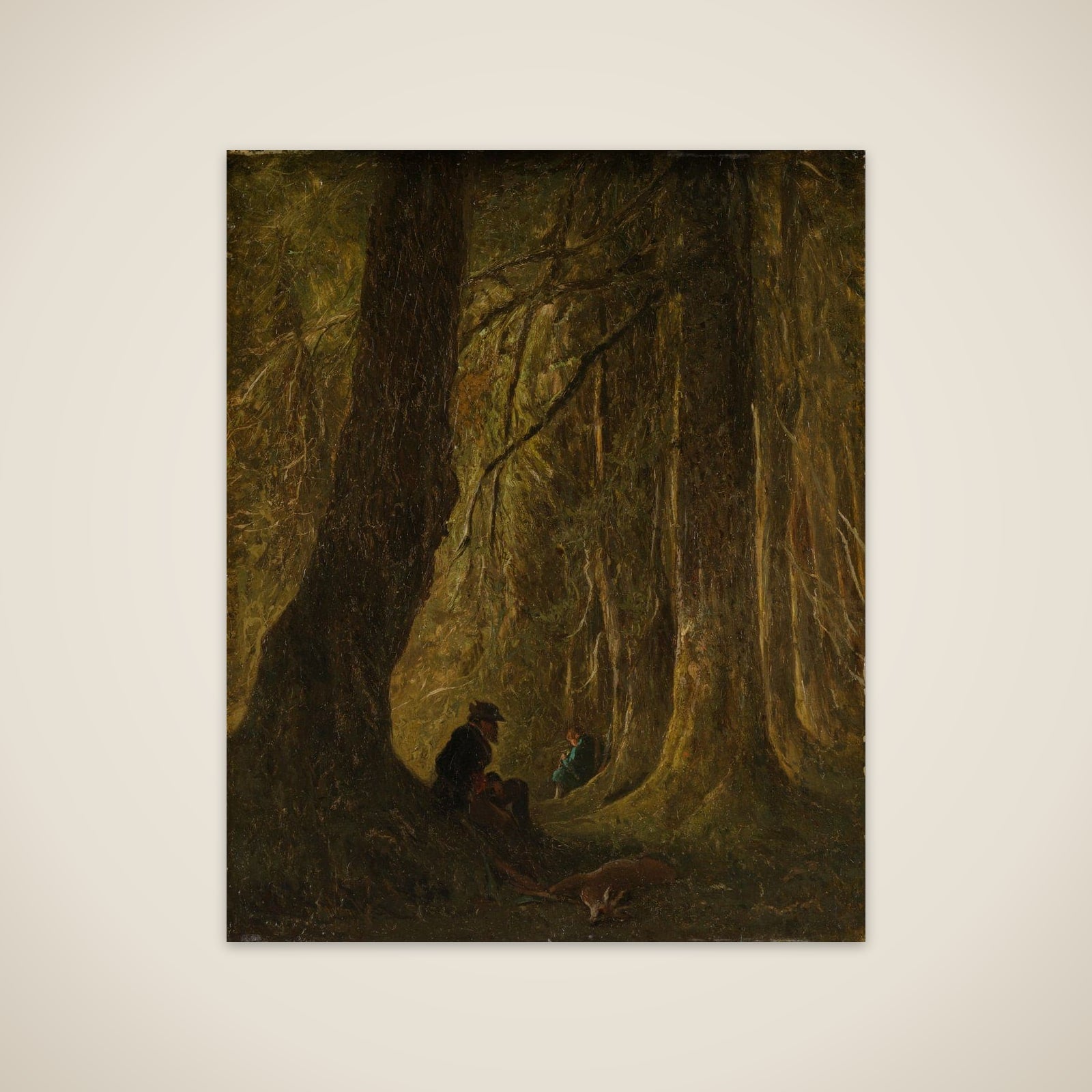 Op drijfjacht unframed print