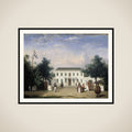 House on the Rijswijk, Batavia (Jalan Veteran) framed