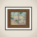 Riverbank with Trees framed